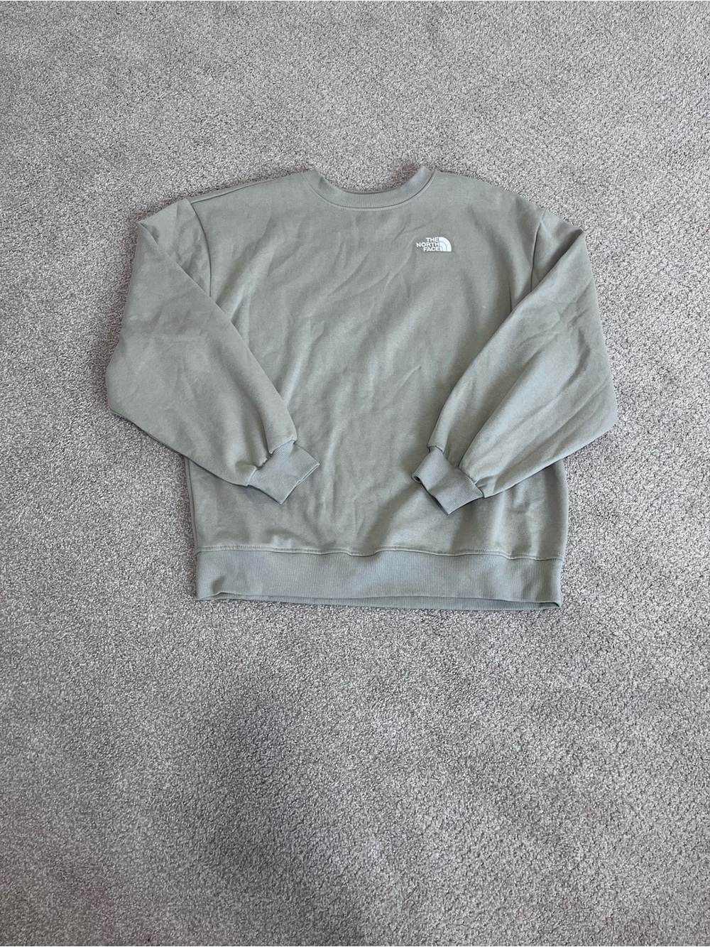 The North Face Light Sage Green Crewneck